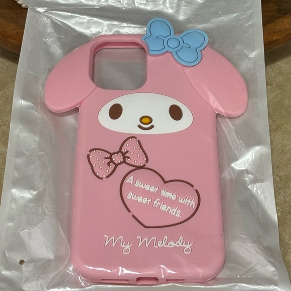 🌷My Melody Cute Kawaii Silicone iPhone 12 Pro Max Phone Case - Picture 1 of 5